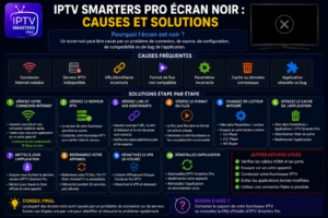 IPTV Smarters Pro Écran Noir : Causes et Solutions